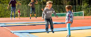 Trampolin Kinderspielplatz Mondi Resort Oberstaufen