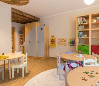 Kinderaninmation Räumlichkeiten MONDI Resort Oberstaufen